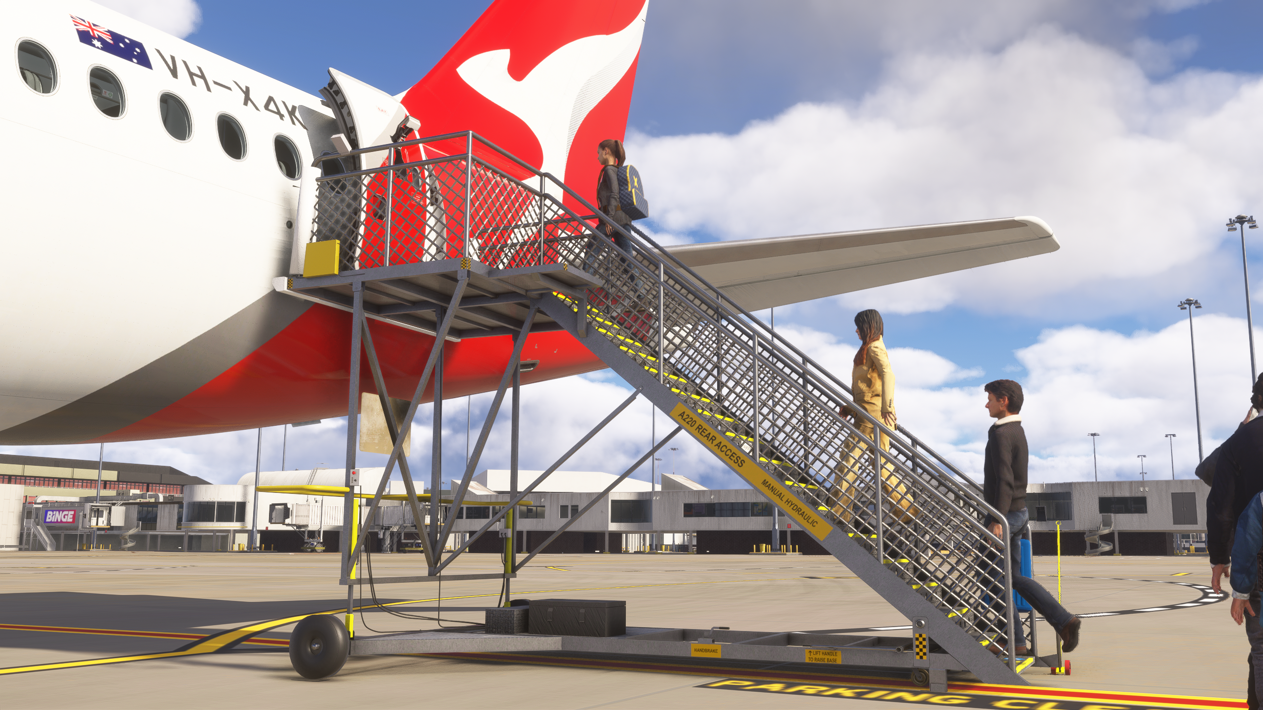 Australian Passenger Stairs GSX Pro Microsoft Flight Simulator - Image 9