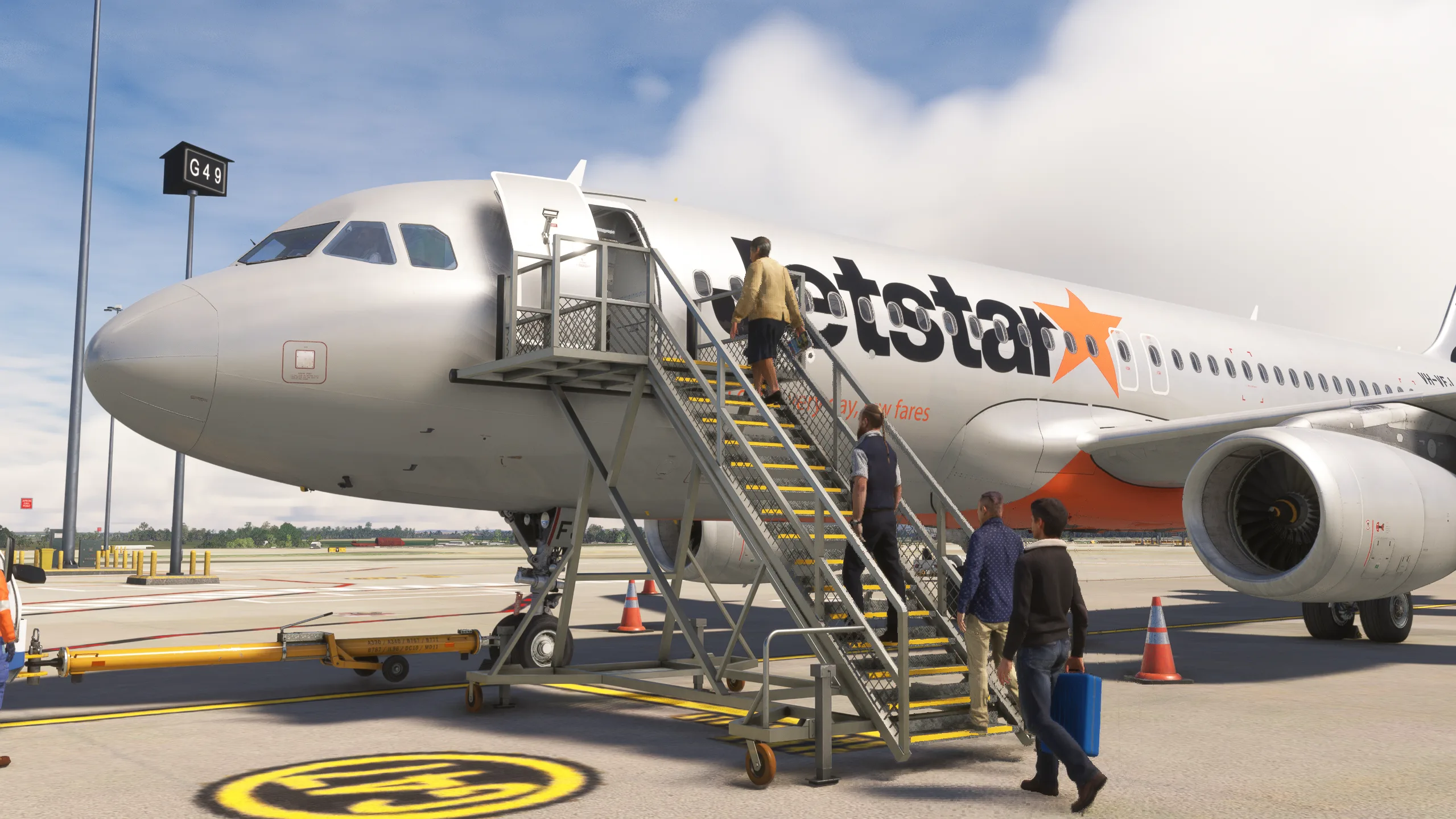 Australian Passenger Stairs GSX Pro Microsoft Flight Simulator - Image 14