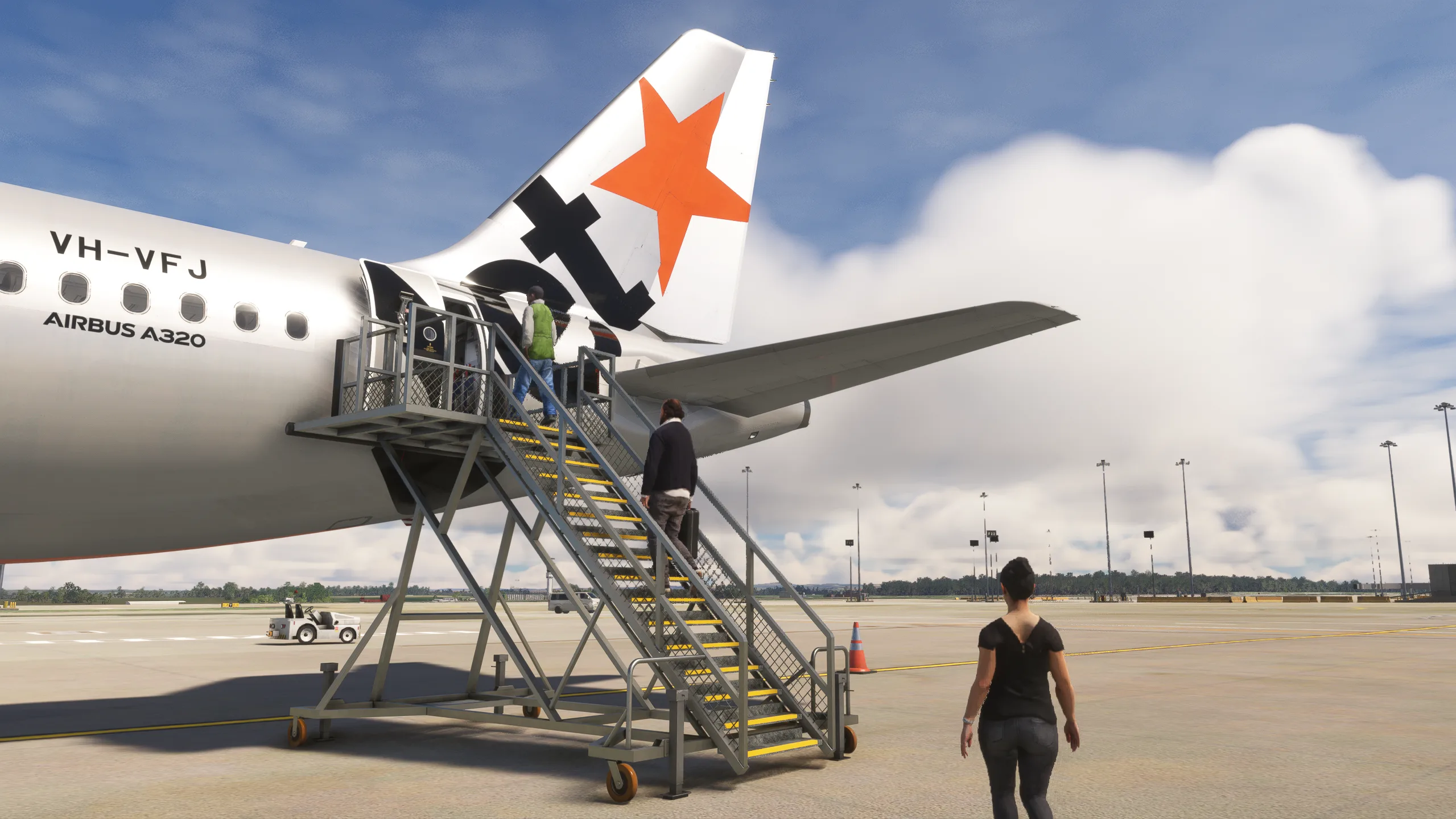 Australian Passenger Stairs GSX Pro Microsoft Flight Simulator - Image 15