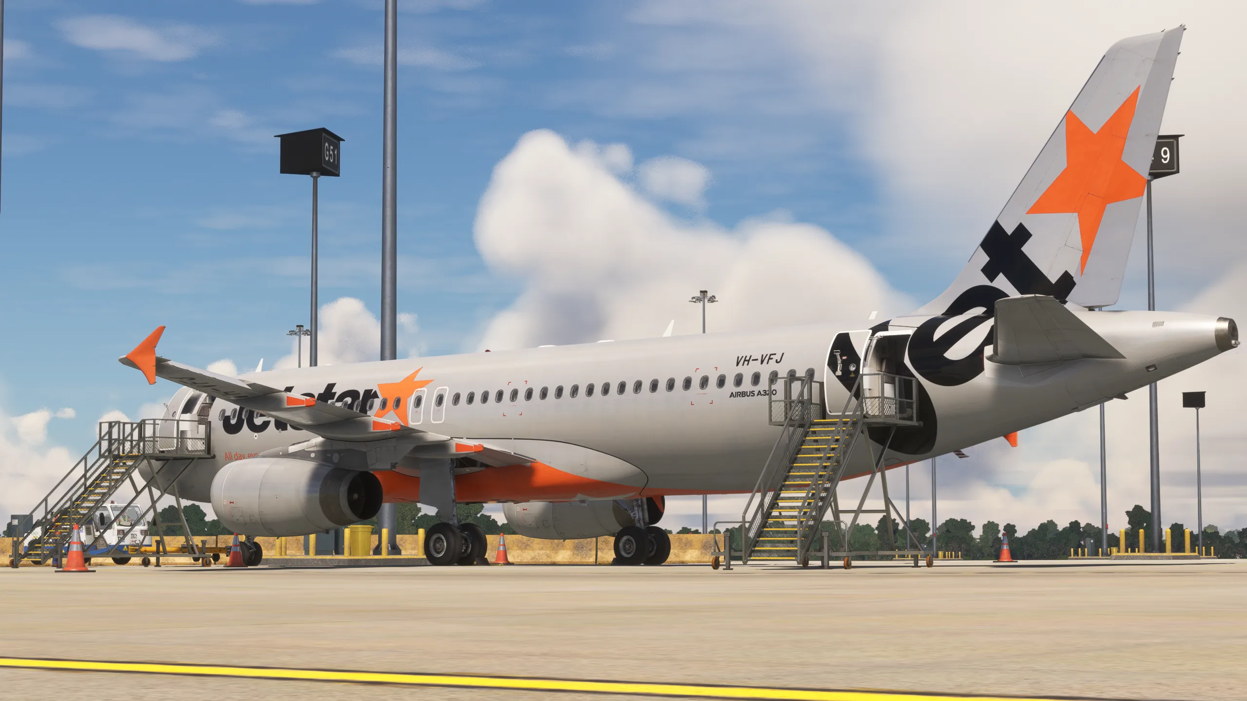 Australian Passenger Stairs GSX Pro Microsoft Flight Simulator - Image 17