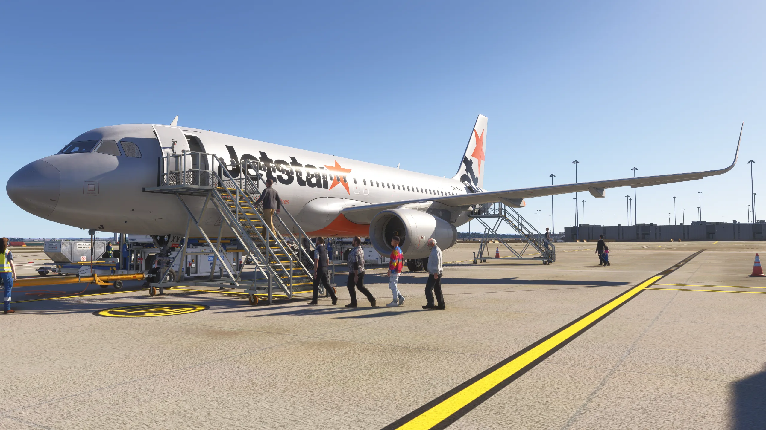 Australian Passenger Stairs GSX Pro Microsoft Flight Simulator