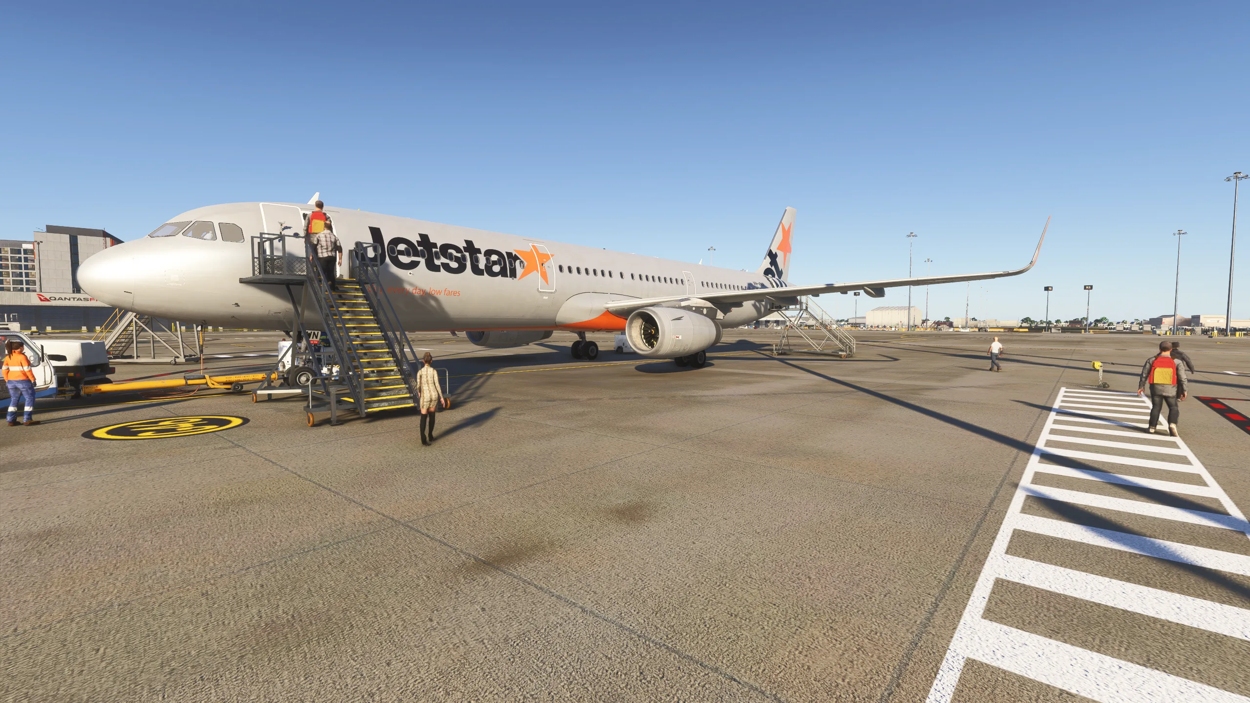 Australian Passenger Stairs GSX Pro Microsoft Flight Simulator - Image 3