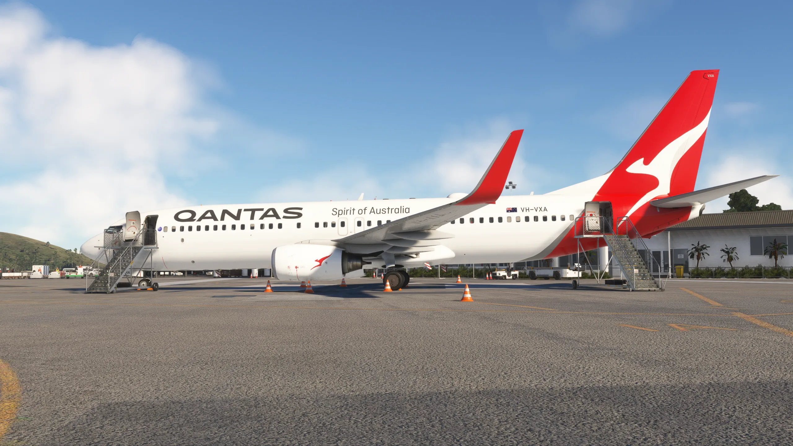 Australian Passenger Stairs GSX Pro Microsoft Flight Simulator - Image 19
