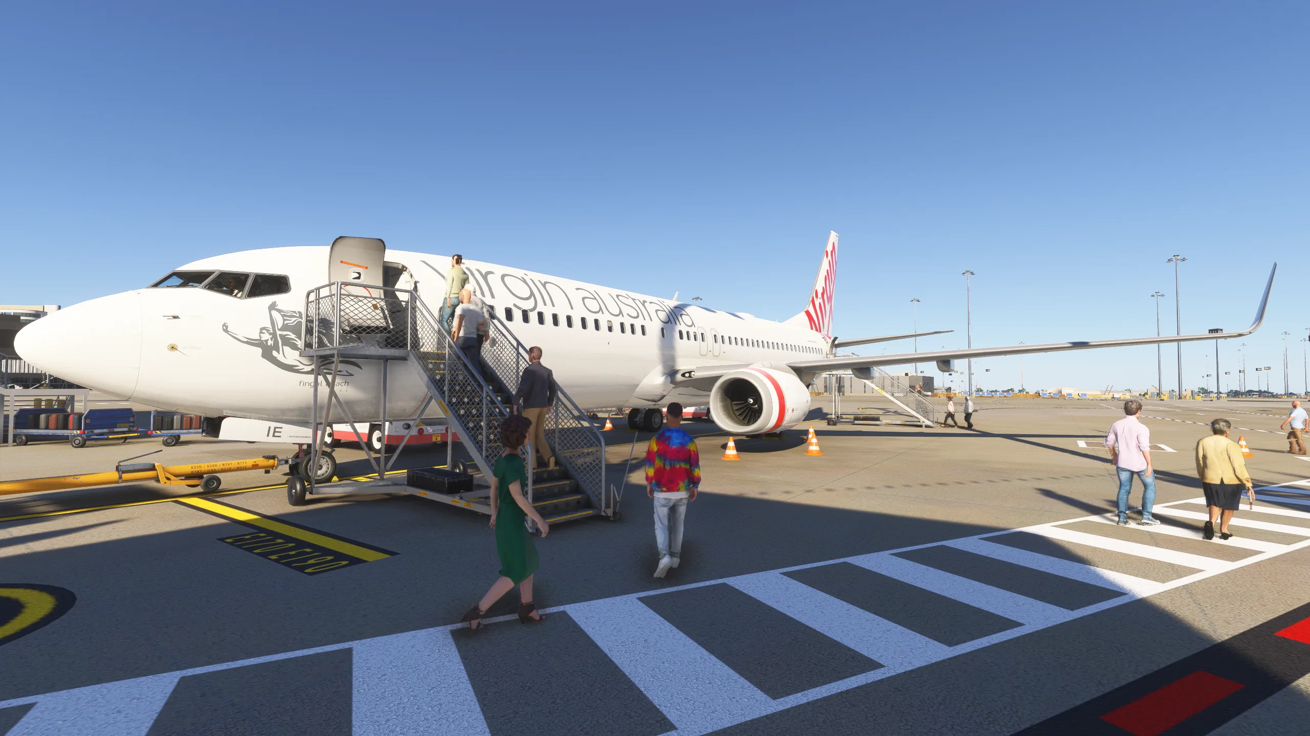 Australian Passenger Stairs GSX Pro Microsoft Flight Simulator - Image 9